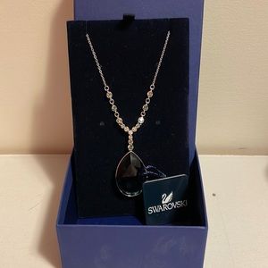 Dark blue Swarovski necklace